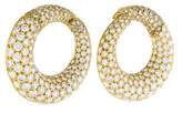 Thumbnail for your product : Van Cleef & Arpels 18K Diamond Clip-On Hoop Earrings