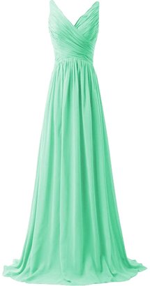 Sunvary Woman A-line Chiffon Bridesmaid Dresses Wedding Guest Gowns Size