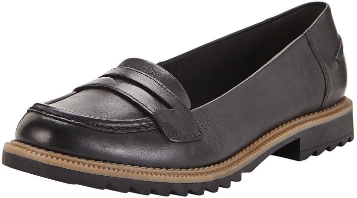 Clarks Griffin Milly Leather Loafers - ShopStyle Flats
