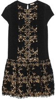 Thumbnail for your product : Collette Dinnigan Collette by Cotton-lace mini dress
