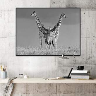 United Artworks Between The Two Photographic Canvas Print With Floating Frame