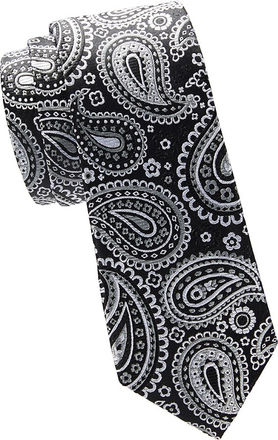 Saks Fifth Avenue Made in Italy Saks Fifth Avenue Men's Paisley Pattern