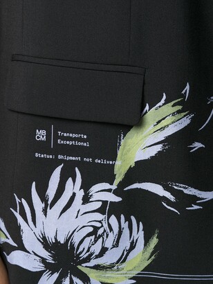 Marcelo Burlon County of Milan Flower Shipping sleeveless blazer
