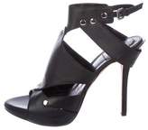 Thumbnail for your product : Christian Dior Leather Cutout Sandals
