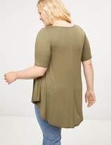 Thumbnail for your product : Lane Bryant Perfect Sleeve Swing Tunic Top