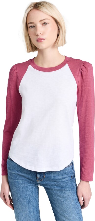 Veronica Beard Jeans Mason Baseball Tee