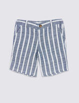 Thumbnail for your product : Marks and Spencer Pure Cotton Striped Shorts (3 Months - 7 Years)