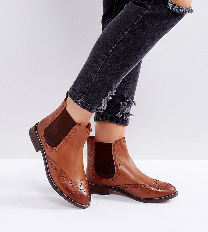 dune brown ankle boots