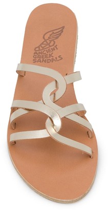 Ancient Greek Sandals Metallic Strappy Sandals