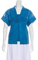 Thumbnail for your product : Akris Short Sleeve V-Neck Cardigan Set.