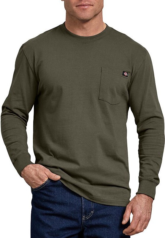 Men's Dickies Heavyweight Crewneck Long Sleeve Tee