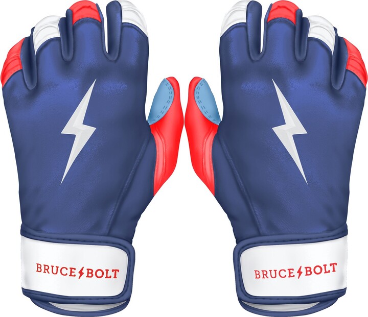 Bruce Bolt Men's Creator Series Short Cuff Batting Gloves, Small, Black