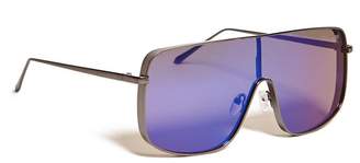 Forever 21 MELT Mirrored Shield Sunglasses