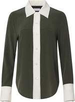 Thumbnail for your product : Equipment Long-Sleeve Silk Shirt