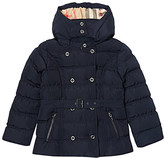 Thumbnail for your product : Burberry Belted puffer jacket 4-14 years