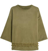 Thumbnail for your product : Current/Elliott Pom Pom Cotton Sweatshirt