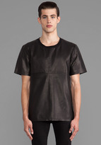 Thumbnail for your product : BLK DNM Leather T-Shirt 5