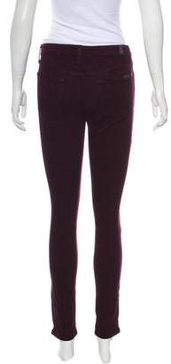 7 For All Mankind Mid-Rise Skinny Pants
