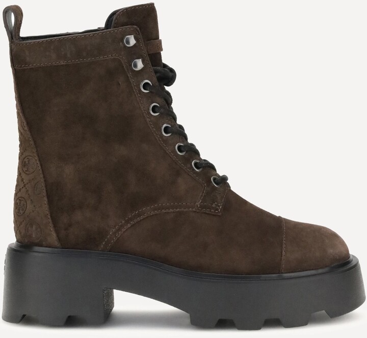 Tory Burch T Ankle Boots with grooved lug sole