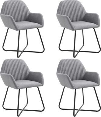Corrigan Studio Dining Chairs Upholstered Chair with Metal Legs for Living Room