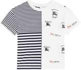 Thumbnail for your product : Burberry Stripe Logo T-Shirt