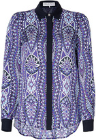 Thumbnail for your product : Emilio Pucci Silk Print Blouse in Mosto