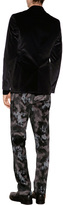 Thumbnail for your product : Paul Smith Cotton Velvet Printed Pants Gr. 34