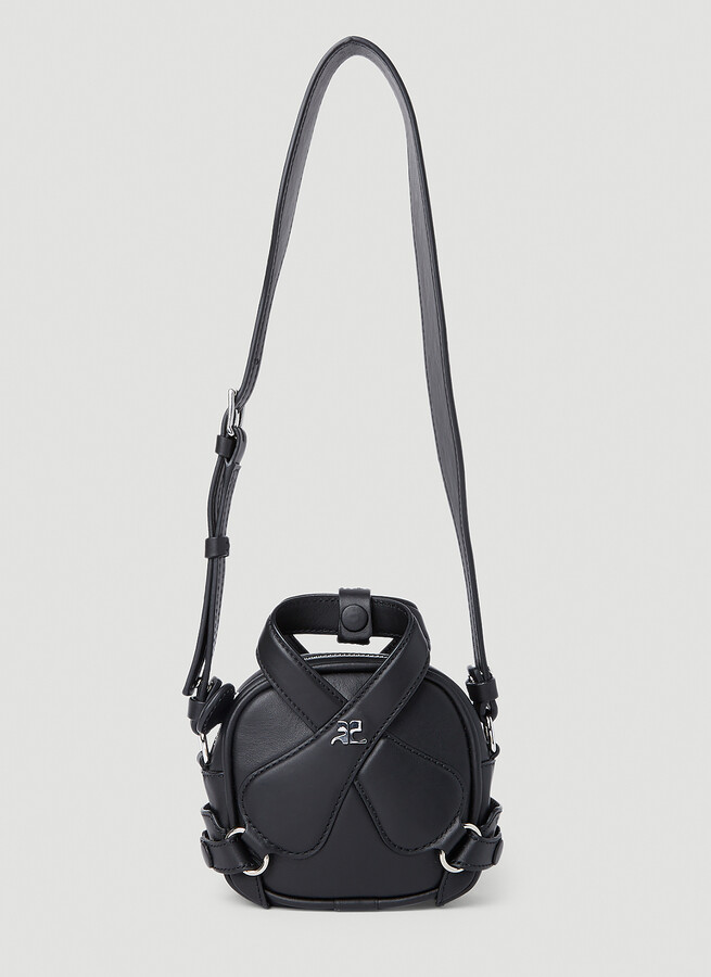 Courreges Mini Loop Leather Crossbody Bag - ShopStyle