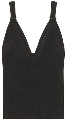 Calvin Klein Collection Carmel Knitted Wool-blend Top