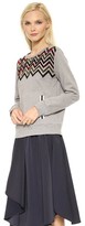 Thumbnail for your product : Faith Connexion Embroidered Fleece Sweater