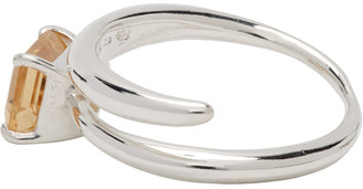 FARIS Silver Citrine Ring