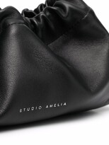 Thumbnail for your product : Studio Amelia Drawstring mini leather bag