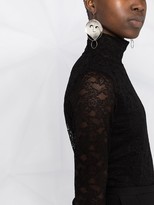 Thumbnail for your product : RED Valentino Lace Embroidery Top