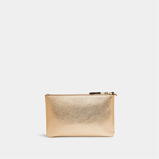 soft gold clutch