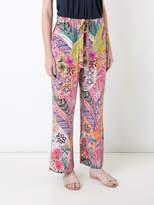 Thumbnail for your product : Etro printed silk trousers