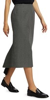 Thumbnail for your product : Comme des Garcons Diamond Check Draped Pencil Skirt