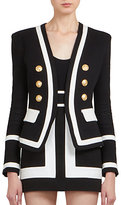 Thumbnail for your product : Balmain Trimmed Military Jacket