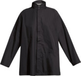 Thumbnail for your product : eskandar Wide Double Stand Collar Shirt - Long