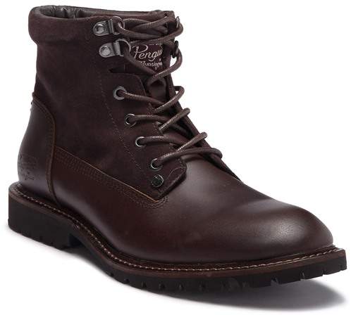 original penguin jesse leather combat boot