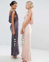 Thumbnail for your product : ASOS Design Bridesmaid Bias Cut Satin Maxi Dress