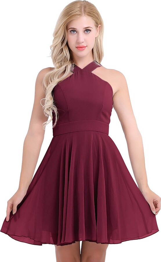 halter neck party dress uk