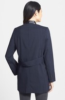 Thumbnail for your product : Vince Camuto Pinstripe One-Button Topper