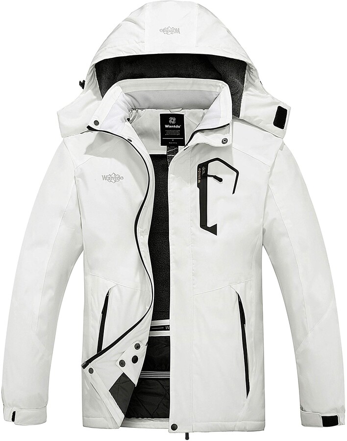 white winter jacket men