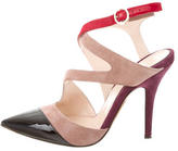 Thumbnail for your product : Etro Colorblock Pointed-Toe Pumps