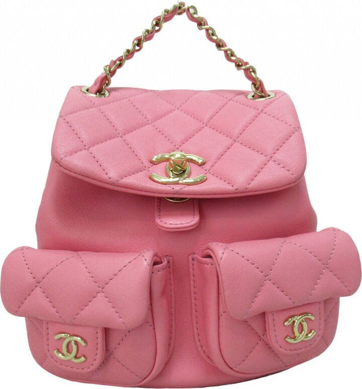 Chanel Leather backpack ShopStyle