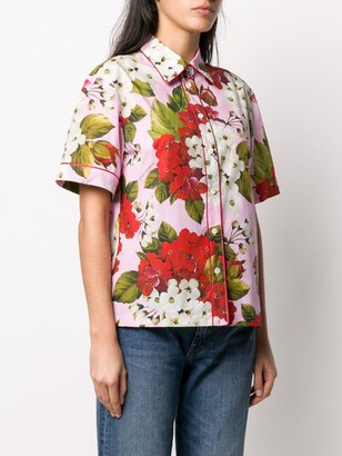 Dolce & Gabbana Floral-Print Shirt