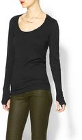 Thumbnail for your product : Alternative Apparel Alternative Rib Sleeve Scoop Neck Tee