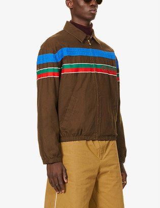 gucci twill bomber jacket