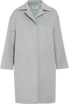 Thumbnail for your product : Prada Wool, Angora And Cashgora-blend Coat - Gray