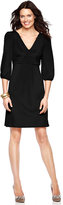 Thumbnail for your product : NY Collection Dress, Three Quarter Sleeve Empire Waist Jersey